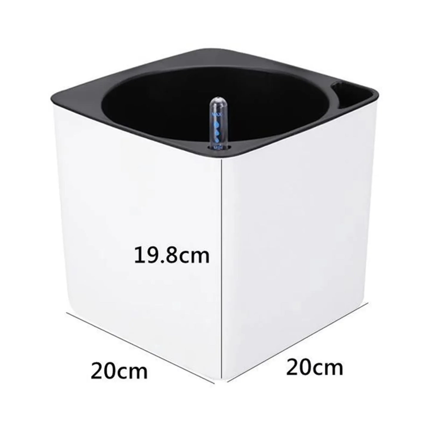ALON Planter(WITE) - Automatic Irrigation Without Electricity with Water Level Controller