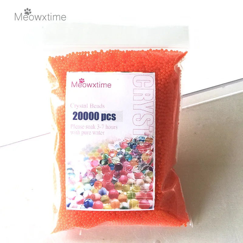 20000pcs/bag Crystal Soil Hydrogel Gel Polymer Water Beads Balls Orbiz Flower/Wedding/Decoration Growing Balls Big Home Decor