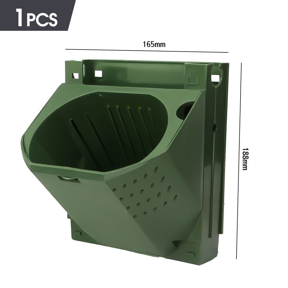 1PCS Plastic 1/3-Cell Wall Hanging Vertical Pots for Indoor Outdoor Garden Decorations Planter Suculentas Plants Grow Container