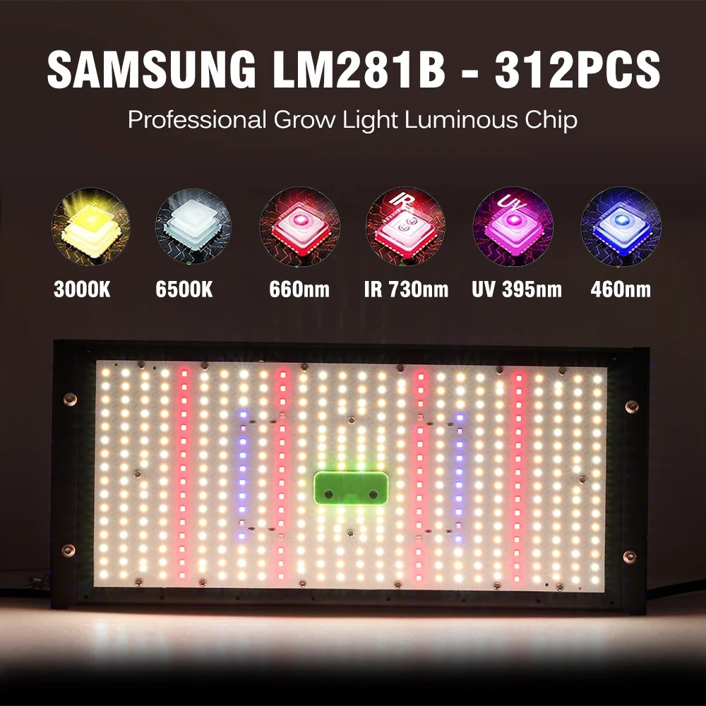 LumiBloom – Stylish LED Grow Light for Modern Spaces (Plant Lamp 50W 240W)