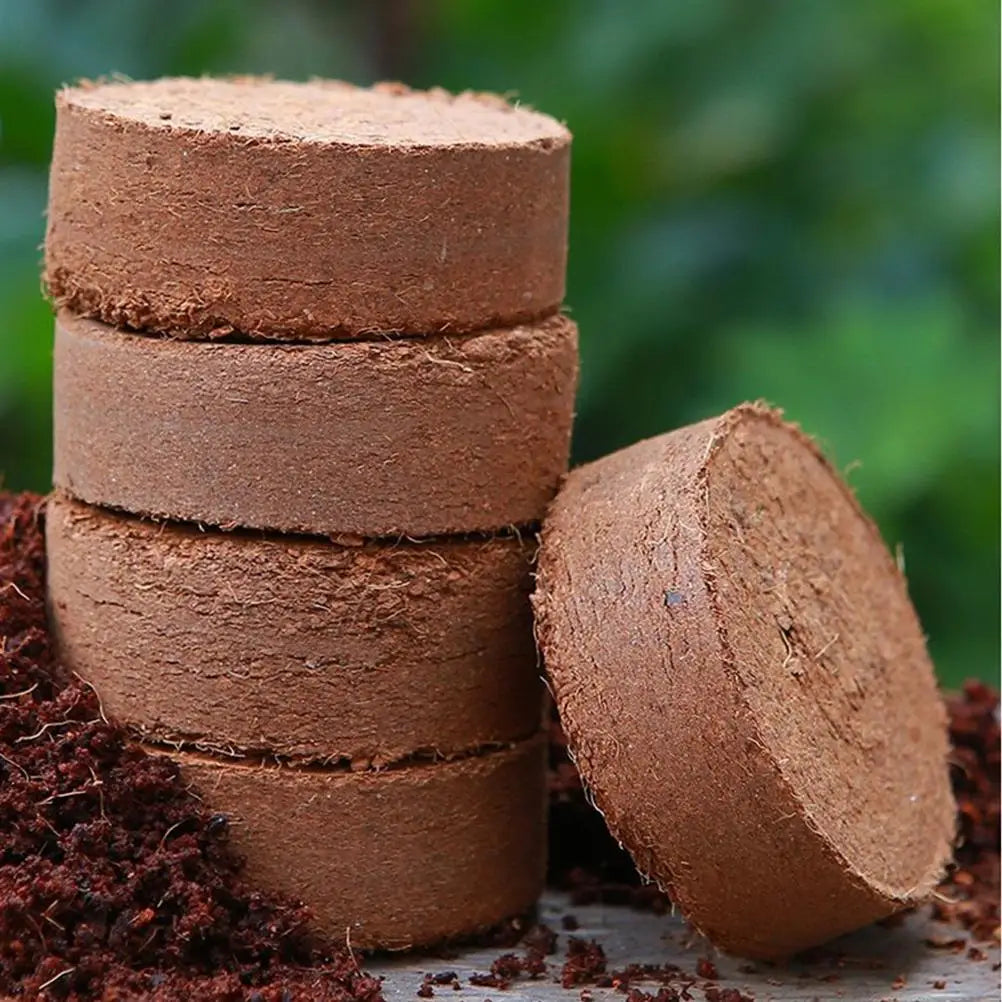 Compressed Peat  soil Pellets
