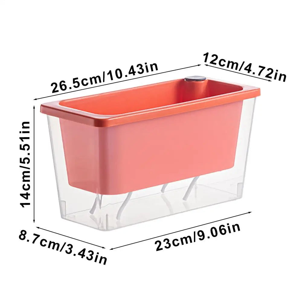 Shalom Series – Rectangle Smart Self-Watering Planter