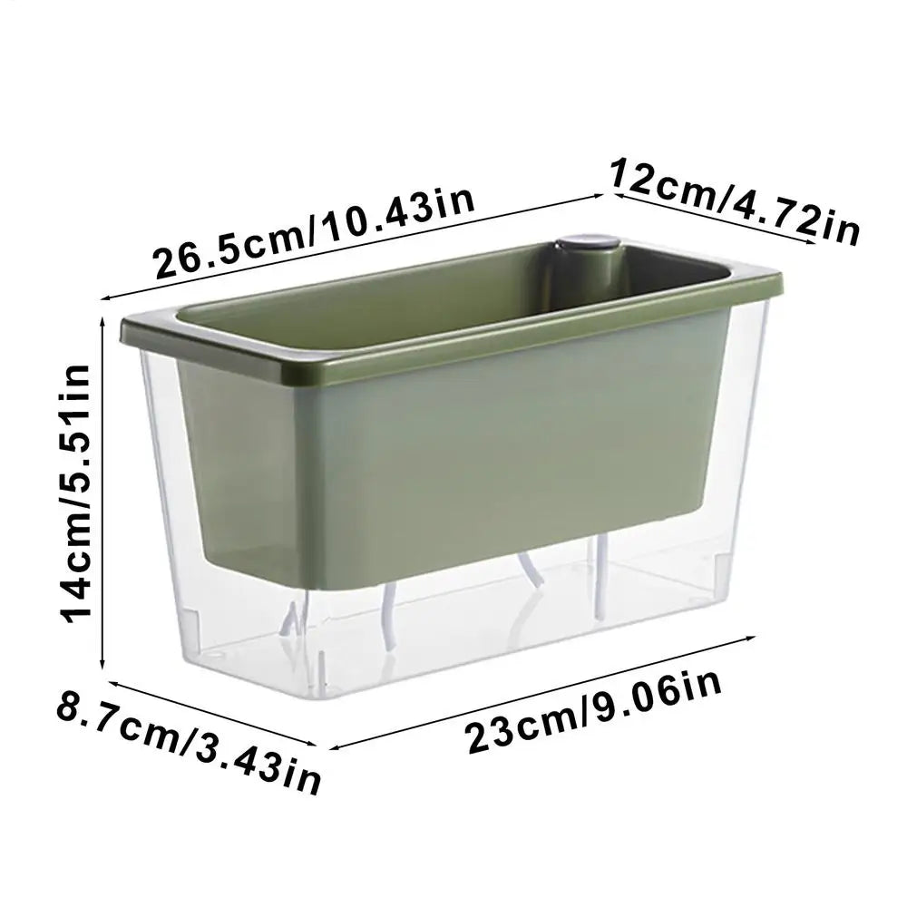 Shalom Series – Rectangle Smart Self-Watering Planter
