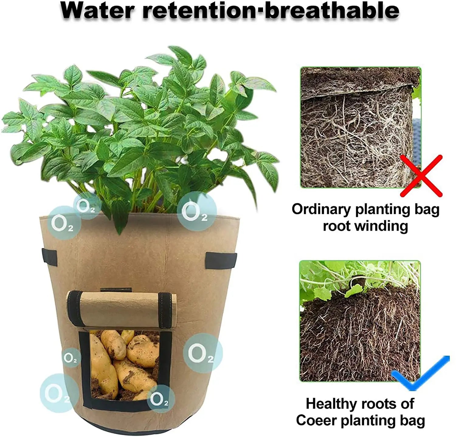 Potato growing bag