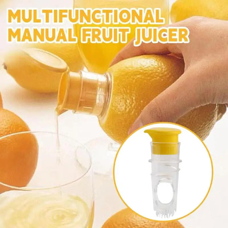 Manual lemon squeezer with a special patented design