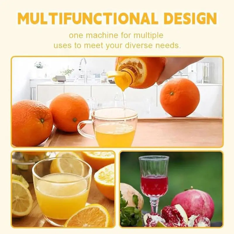 Manual lemon squeezer with a special patented design