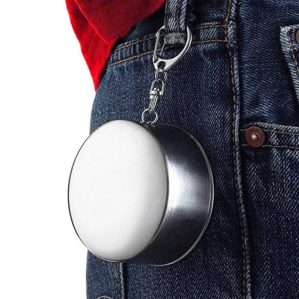 Eco-friendly foldable stainless steel cup