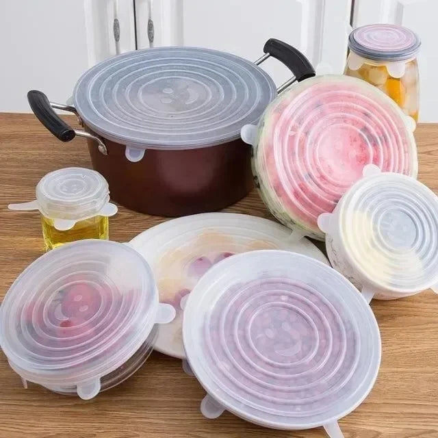 Smart and Innovative Reusable Silicone Stretch Lids