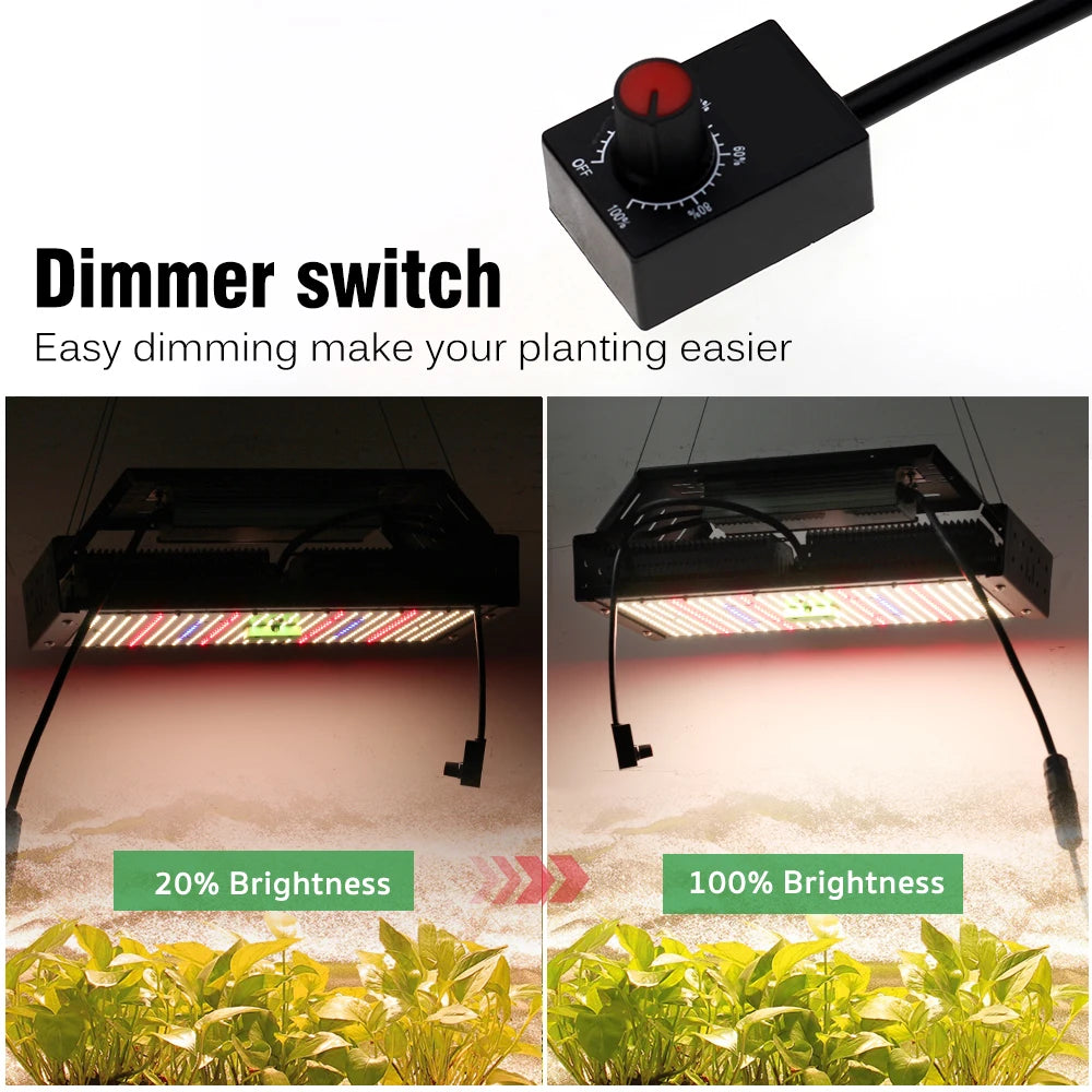 LumiBloom – Stylish LED Grow Light for Modern Spaces (Plant Lamp 50W 240W)