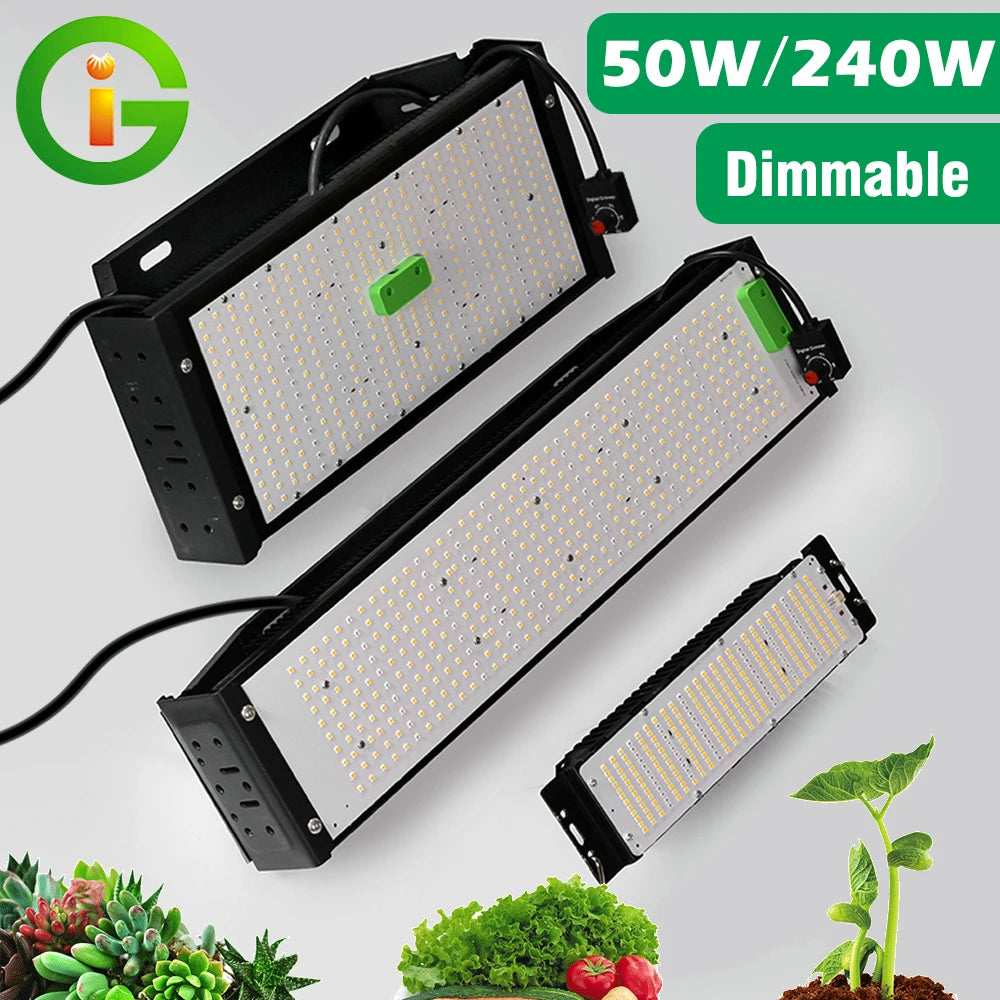 LumiBloom – Stylish LED Grow Light for Modern Spaces (Plant Lamp 50W 240W)